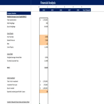 Fintech Financial Model-Company Valuation