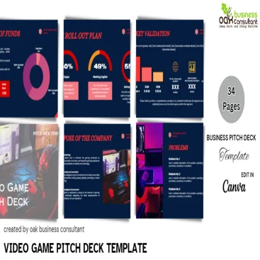 Video Game Pitch Deck - Company Summary FI