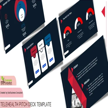 Telehealth Pitch Deck Template - FI - Cover Page