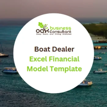 Boat Dealer Excel Financial Model Projection Template - Product Image