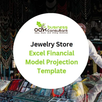 Jewelery Store Excel Financial Model - Product Image