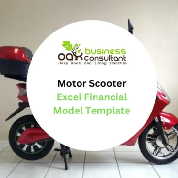 Motor Scooter Excel Financial Model - Product Image