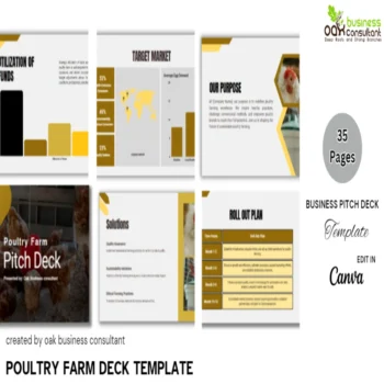 Poultry Farm Pitch Deck Template-Company Summary-FI