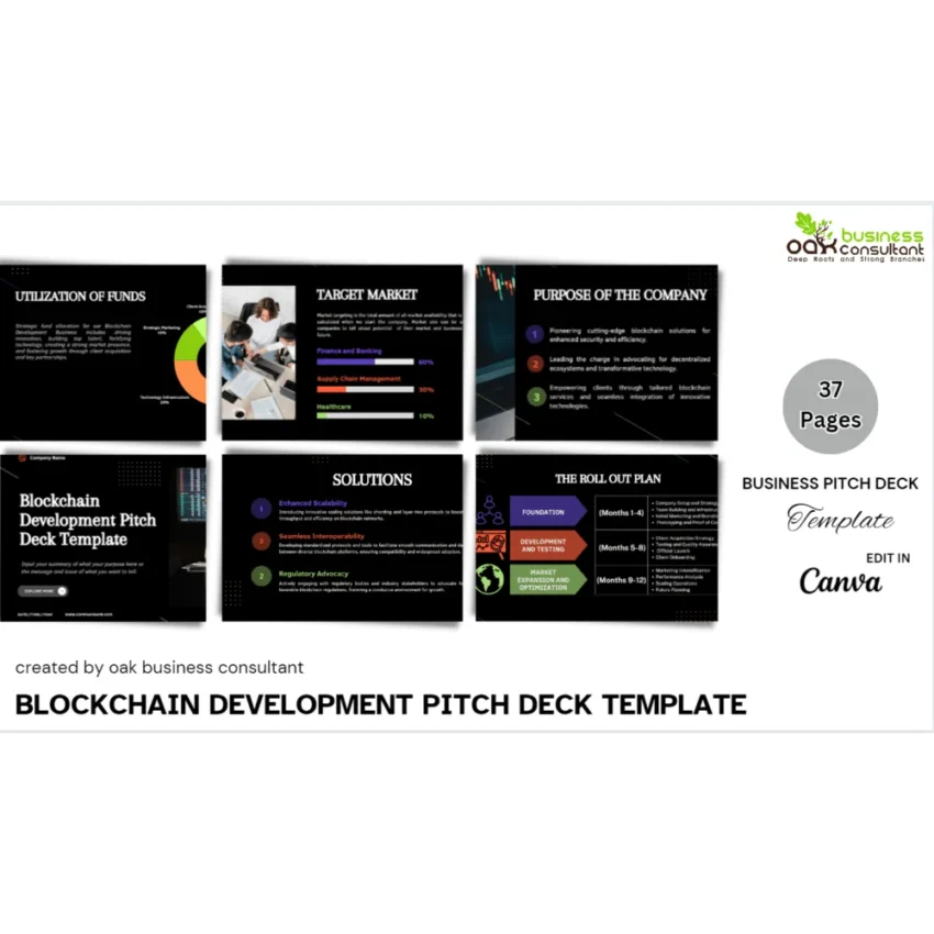 Blockchain Development Pitch Deck - Company Summary - FI