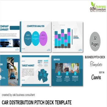 Car Distribution Pitch Deck - Feature Image - Front Page