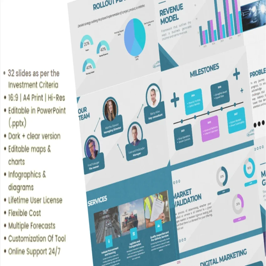 Car Distribution Pitch Deck - Feature Image - Milestones