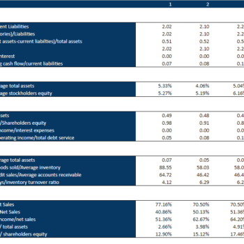 Hardware Retail Store - KPI-Ratio Analysis