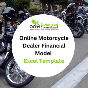 Online Motorcycle Dealer Financial Model Excel Template