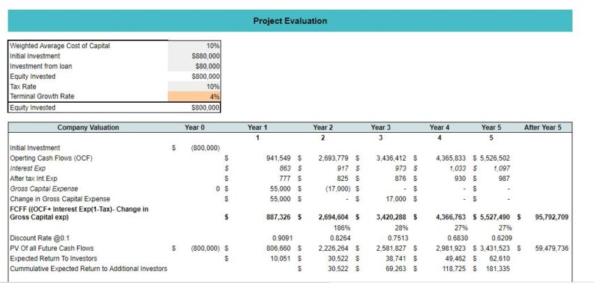 Pet Store Excel Financial Model