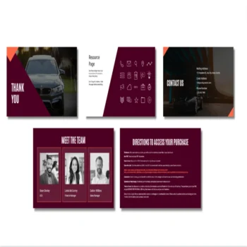 Car Dealer Pitch Deck Template - Contact Us - FI