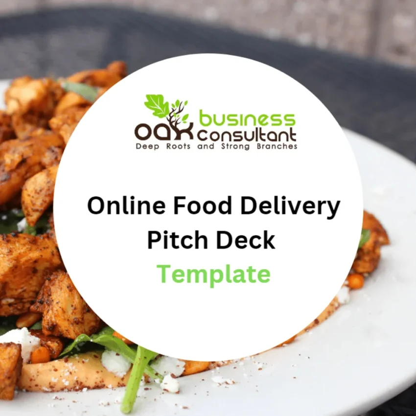 Online Food Delivery Pitch Deck Template - Product Image