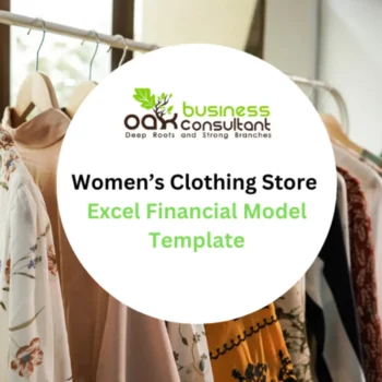 Women Clothing Store Excel Financial Model - Product Image