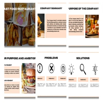 Fast Food Restaurant Pitch Deck - Problem FI