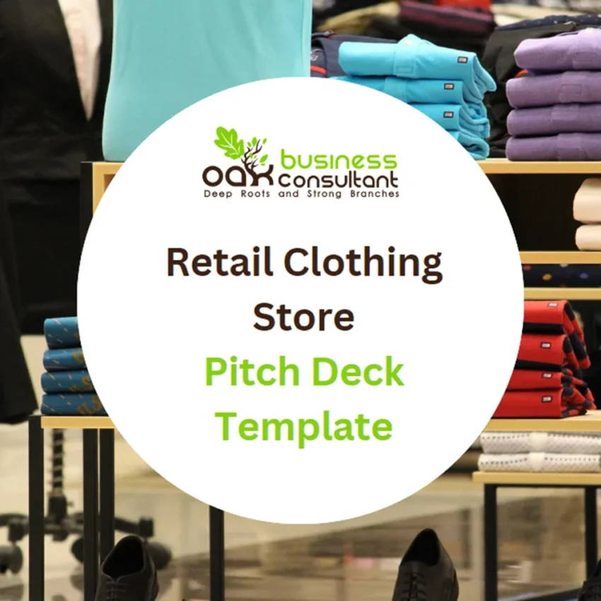 Retail Clothing Store Pitch Deck Template - Product Image