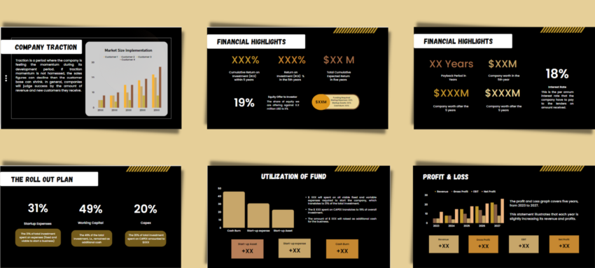 Parking lot pitch deck