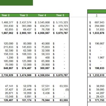 Logging Excel Financial Model- Balance Sheet