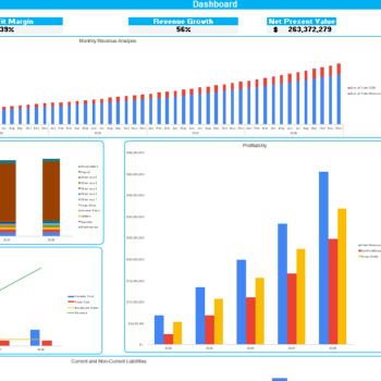 Office Administrative Services Excel Financial Model