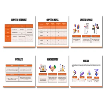 Courier Company Pitch Deck Template - Competition in the Market - FI
