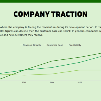 Agricultural Bioethanol Pitch Deck Template- Company Traction