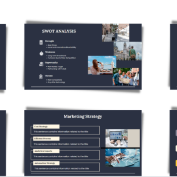 Sightseeing Bus Pitch Deck Template - Milestone