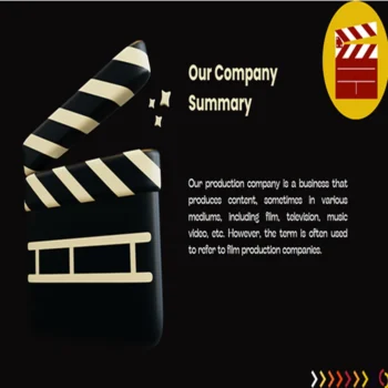 Movie Theatre Pitch Deck Template-Company Summary