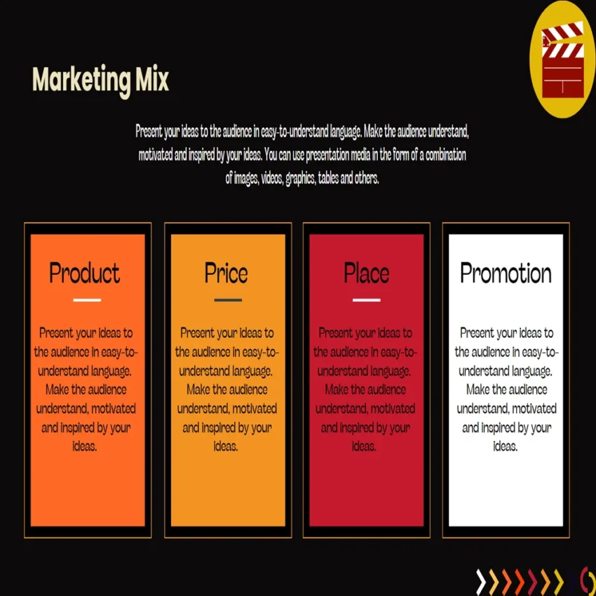 Movie Theatre Pitch Deck Template-Marketing