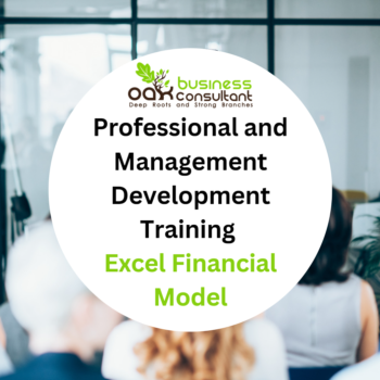 Professional and Management Development Training Excel Financial Model-Product Image