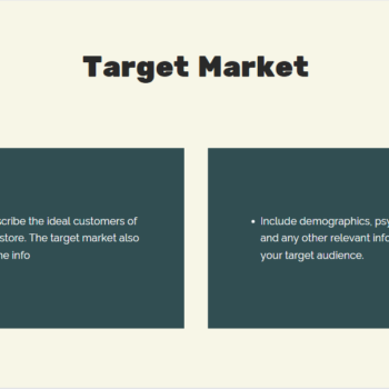 Thrift Store Pitch Deck Template-Target Market