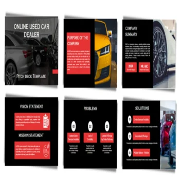 Online Used Car Pitch Deck - Vision Statement