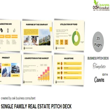 Single-Family Real Estate Pitch Deck - Company Summary