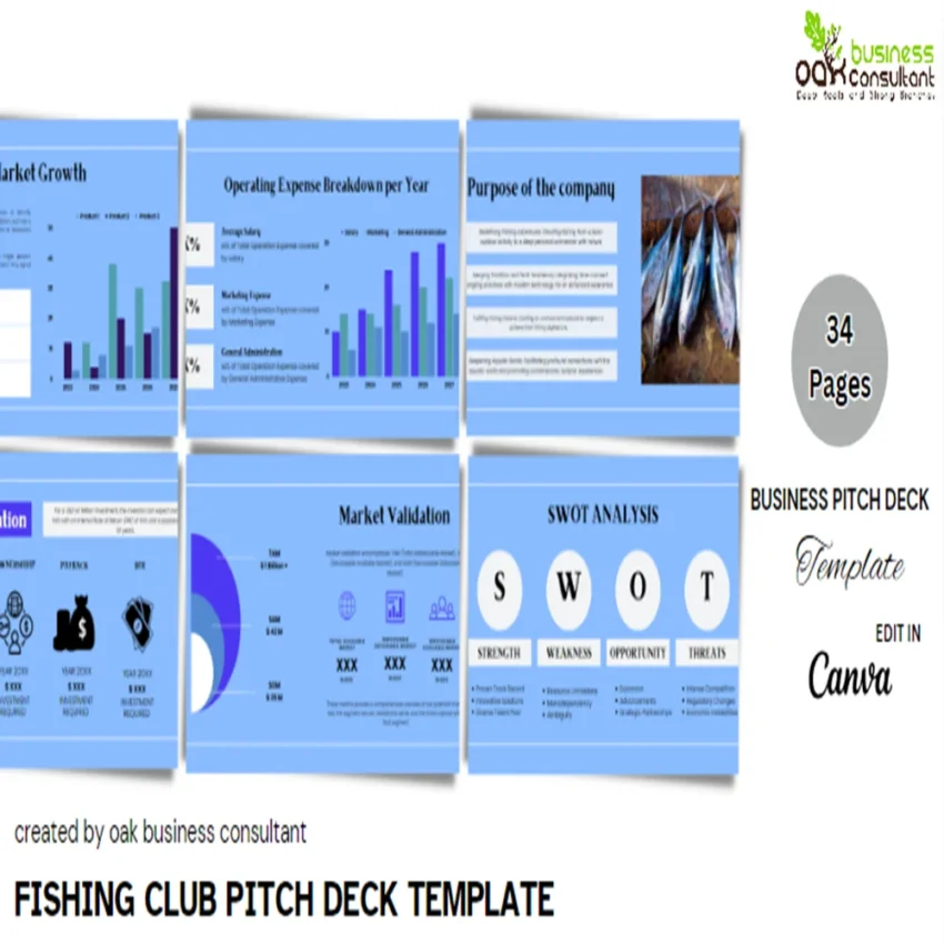 Fishing Club Pitch Deck - Company Summary - FI