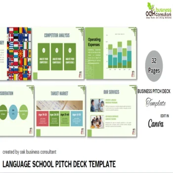 Langauge School Pitch Deck - Introduction - FI 1