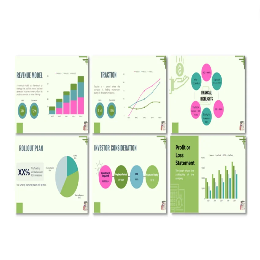 Langauge School Pitch Deck - Revenue Model - FI 6