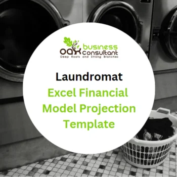 Laundromat Excel Financial Model Projection Template - Product Image