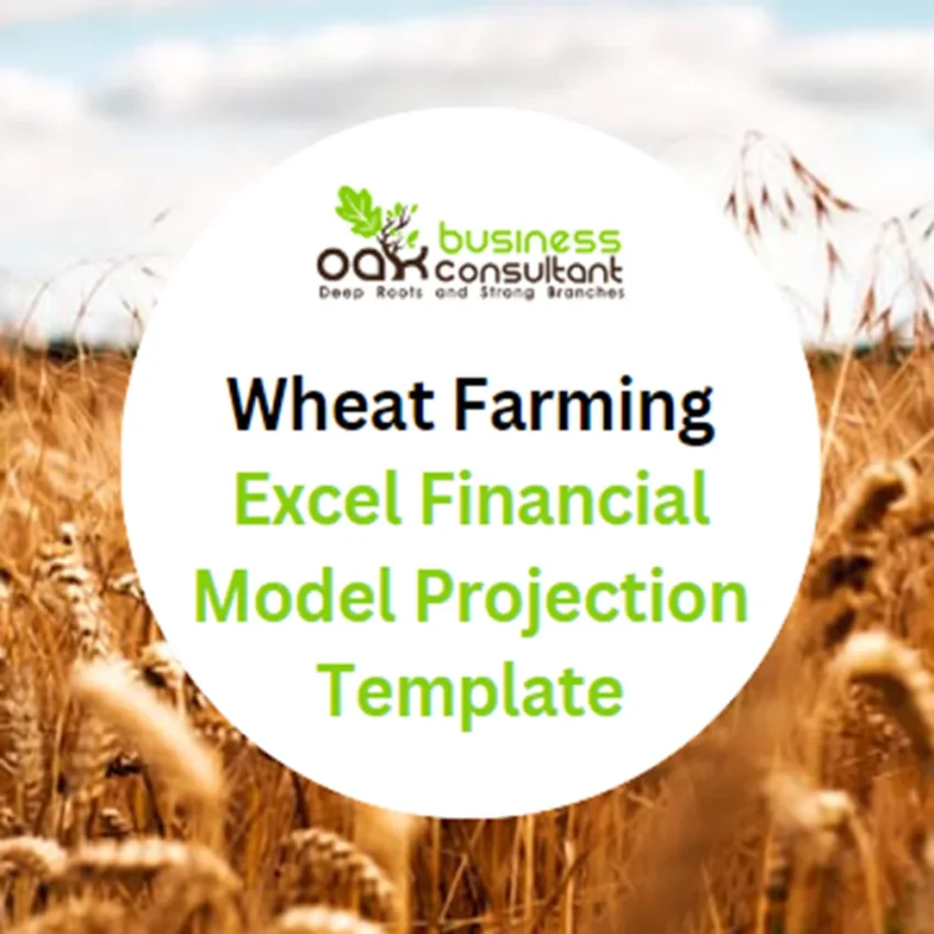 Wheat Farming Excel Financial Model Projection Template - PRODUCT IMAGE