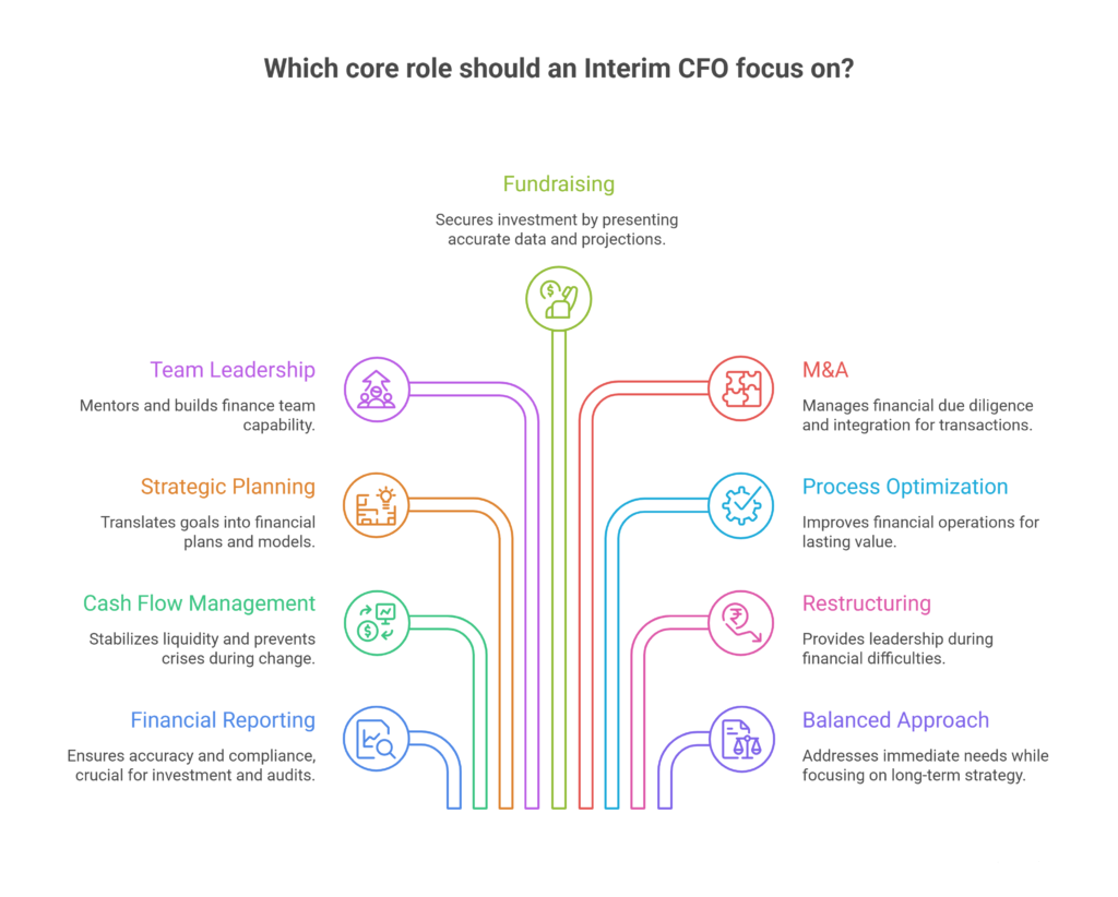 Core Roles and Responsibilities of an Interim CFOÂ