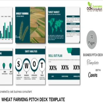 Wheat Farming Pitch Deck-Title Page Feature Image 1