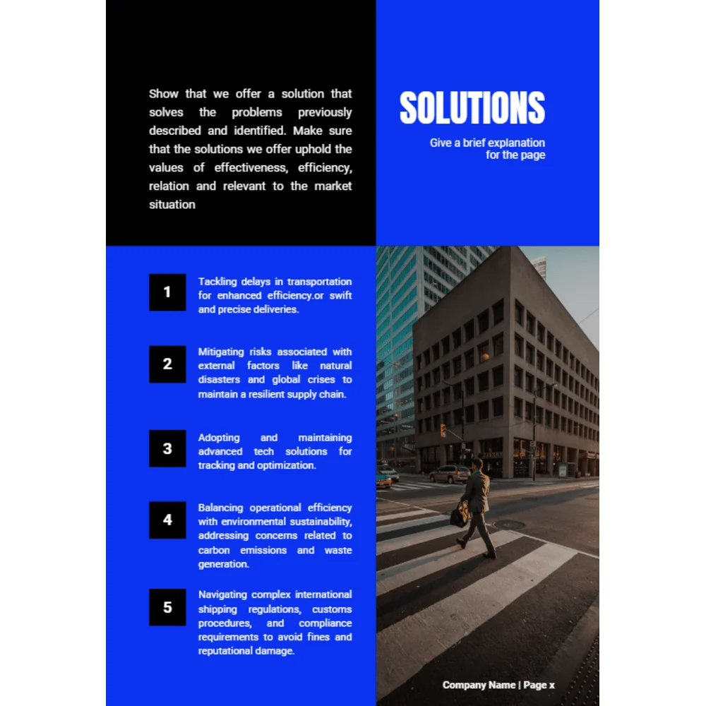 Parcel Courier and Logistic Business Plan - Solutions