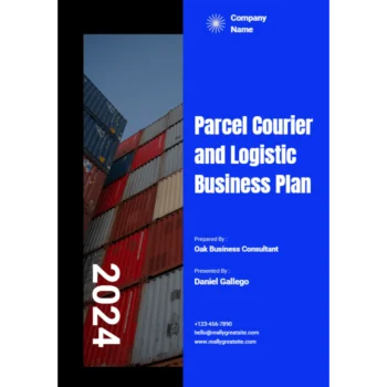 Parcel Courier and Logistic Business Plan - Title Page