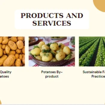 Potato Farming Pitch Deck-Products And Services