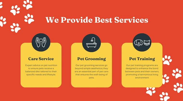 Pet Store Pitch Deck-Services