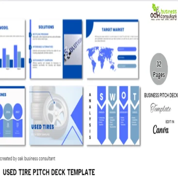 Used Tire Pitch Deck-Title Page Feature Image 1