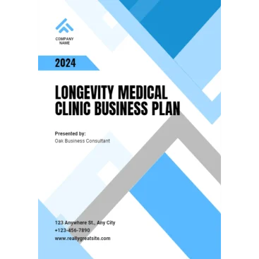 Longevity Medical Clinic Business Plan - Title Page