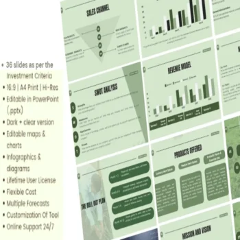 Botanical Farming Pitch Deck Template - Image 3