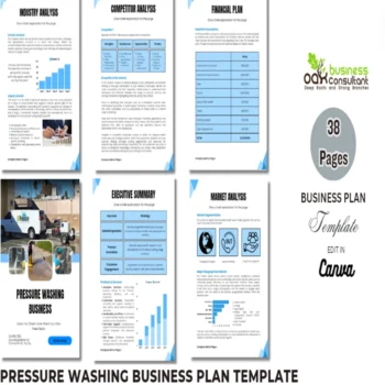 Pressure Washing Business Plan - Product Image