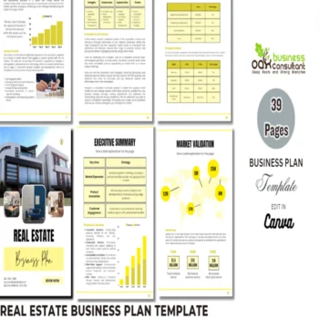 Real Estate Business Plan - Product Image