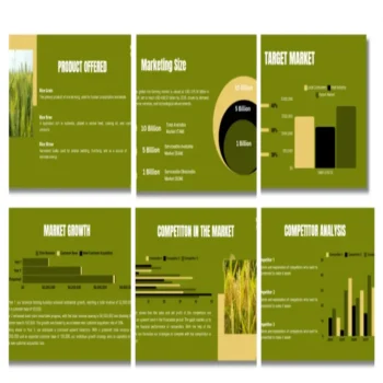 Rice Farming Pitch Deck Template - Products - FI