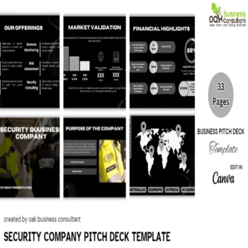 Security Business Pitch Deck - Company Summary FI