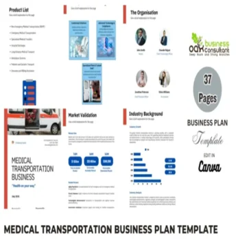 Medical Transportation Business Plan - Product Image