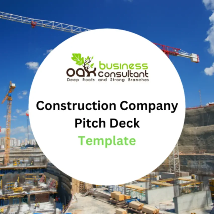 Construction Company Pitch Deck Template - Product Image